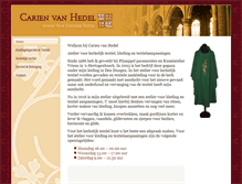 Tablet Screenshot of carienvanhedel.nl